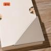 5Pcs Large Square Leather Bookmark Mini Portable Gift Triangle Bookmark Book Page Clip Book Corner Protective Cover