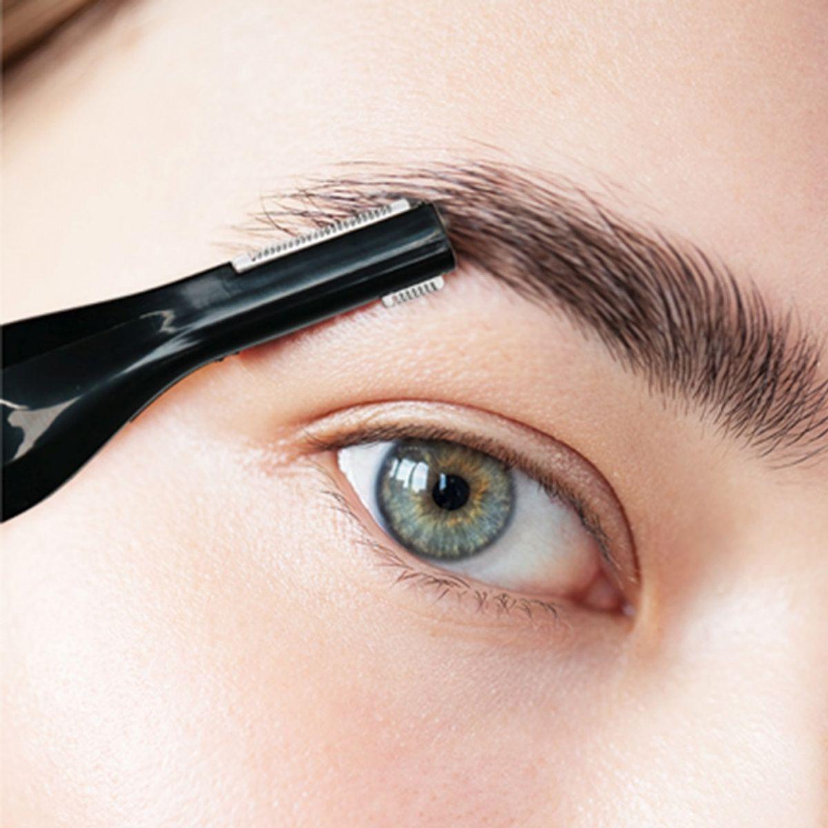 Unisex rechargeable hypoallergenic electric eyebrow trimmer