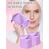 1pcs Makeup Remover Pads Towel, Edged Design, Reusable, Soft & Moisturizing Cleansing Wipes