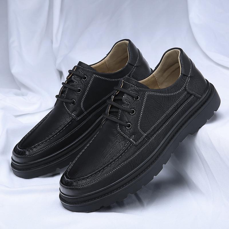 Classic Brand Men's Genuine Leather Shoes British Style Men's Professional Business Shoes Versatile Men's Casual Shoes Non Slip
