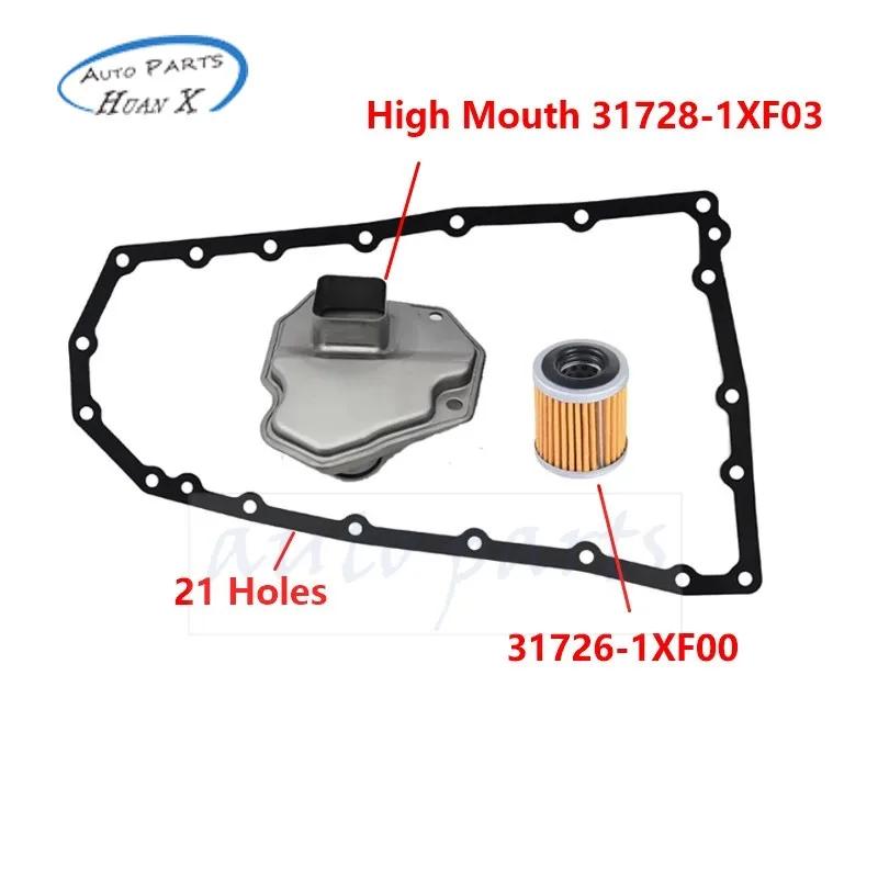 

JF011E RE0F10A 317281XF02 31728-1XF03 31726-1XF00 Transmission Oil Filter Oil Pan Gasket for NISSAN MITSUBISHI Car Accessories 1set High Mouth