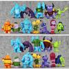 12pcs Anime Figurines Monster Action Dolls Cartoon Cute Pvc Model Desktop Decoration Childrens Toys Holiday Gift