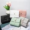 2022 Cute Ladies Bag Sweet Pu Shoulder Crossbody Bag Candy Color Mini Square Bag
