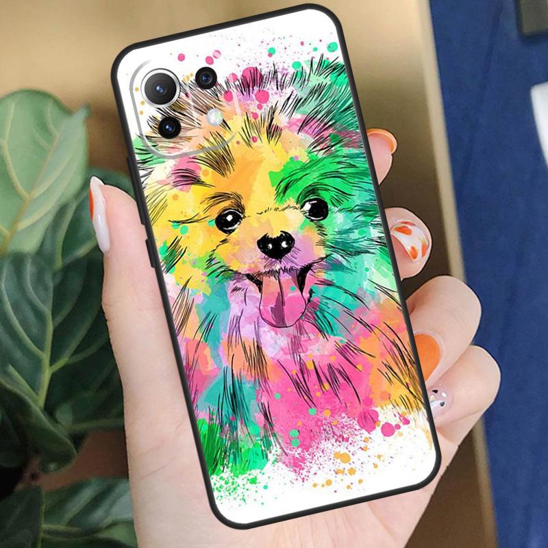 Pomeranian Dog Case For Xiaomi 15 14 Ultra 13T 14T 15T Pro 17 Pro Max POCO X7 X5 X6 F5 F6 F7 F8 Pro Coque