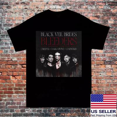 BLACK VEIL BRIDES Bleeders USA Tour 2024 T Shirt Unisex T-Shirt
