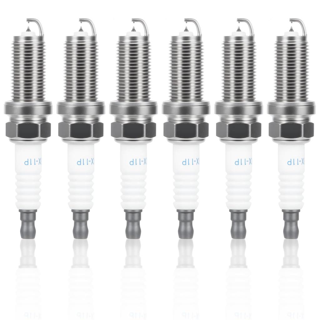 Double Iridium Premium RX Spark Plugs for Skyline and Fairlady Z Reference part V35, NV35, CPV35, PV35, Z33/HZ33 (6-pack). number LFR5ARX-11P
