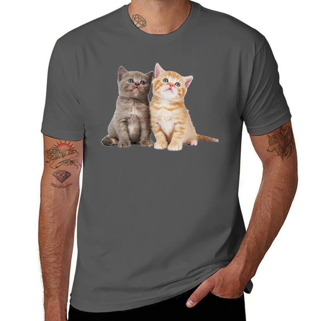 Cute Kittens Tshirt Thanksgiving Casual Tee