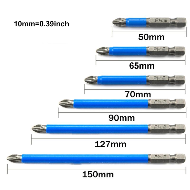 Magnetisches Schraubendreher-Bit-Set Schraubendreher Bohrerbit Spitze für Akkuschrauber Bohrmaschine Schlagschrauber Werkzeugzubehör