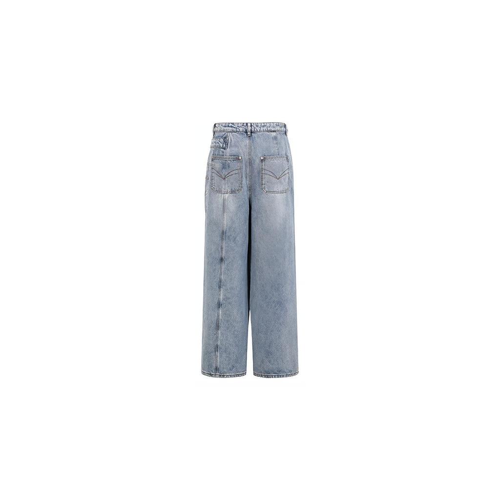 Feng Chen Wang Twisted Wide-leg Jeans FUS17TR03B