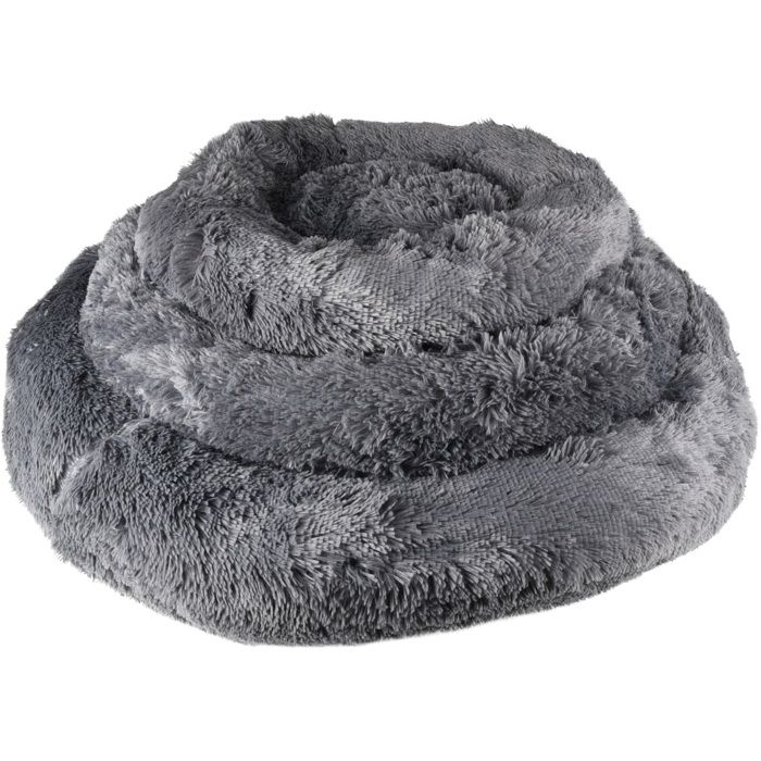 Panier rond 90 x 18 x 65 cm Gris fonce