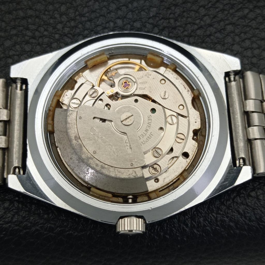 SEIKO 5 AUTOMATIC VINTAGE REFURBISHED 6309A JAPAN MENS BLACK WATCH a440764-9 Sk-a440764-1