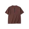 Anta Training Series Logo Letter Round Neck Loose Short Sleeve T-Shirt Men Tops Ginger-Red 152327139-3