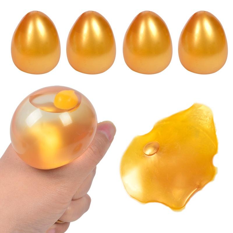Simulated Egg Golden Egg Trick Young Peop Educational Toy Funny Decompressionvent Egg Squeeze Ball Gift Squishystresd Reliever