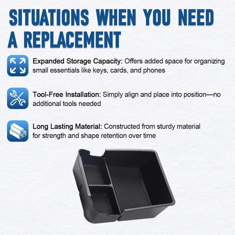 Car Center Console Armrest Storage Box For BYD Song Pro DM-i   2024 2025 Armrest Organizer Center Console Container