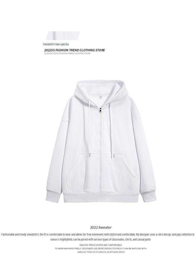 Men's Two-Way Zipper Hooded Sweatshirt