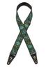 Mosaic Jacquard Strap Green Guitar Strap