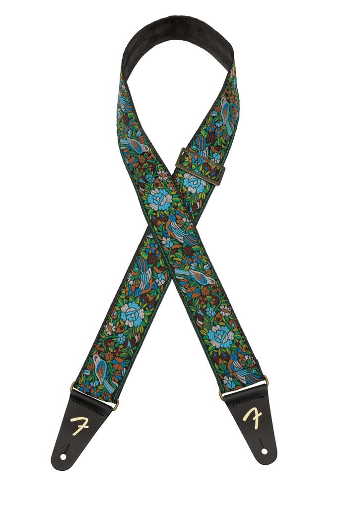 Fender Mosaic Jacquard Strap Green Guitar Strap