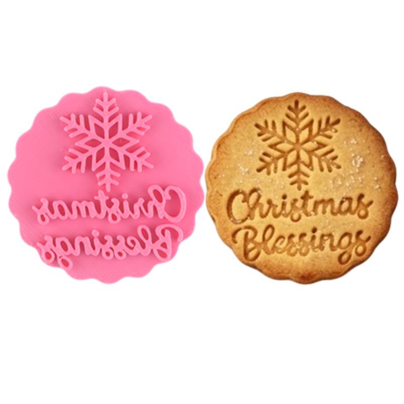 Christmas Linzer Cookie Cutter Multiple Patterns Non-Toxic for Home Winter Holiday Baking DIY Gift Treat Making
