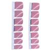 14pcs SelfAdhesive Nail Sticker DIY Glitter Fashionable Nail Polish Strip Full Wraps Decal(02 )