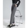 Women's Commuter Tapered Harem Pants with Asymmetric Pleats