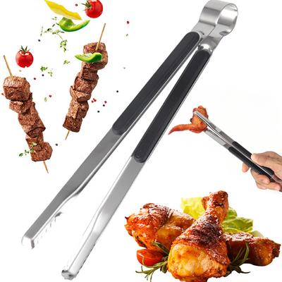 Kitchen Food Tongs Thickened Multi-purpose Food Clip Steak Buffet Barbecue Salad Clamp Non-Slip Cooking Tweezers Buffet Utensils