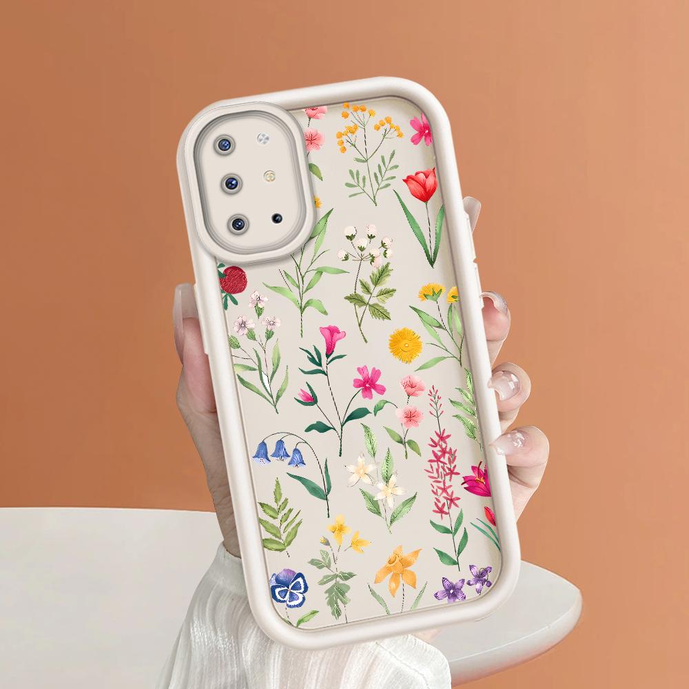 For OPPO A38 A18 A57s A57 A60 Reno11 F Reno12 FS Moto G10 G20 G30 G22 Realme C53 C63 Colorful Flowers Design Full Camera Protect Case