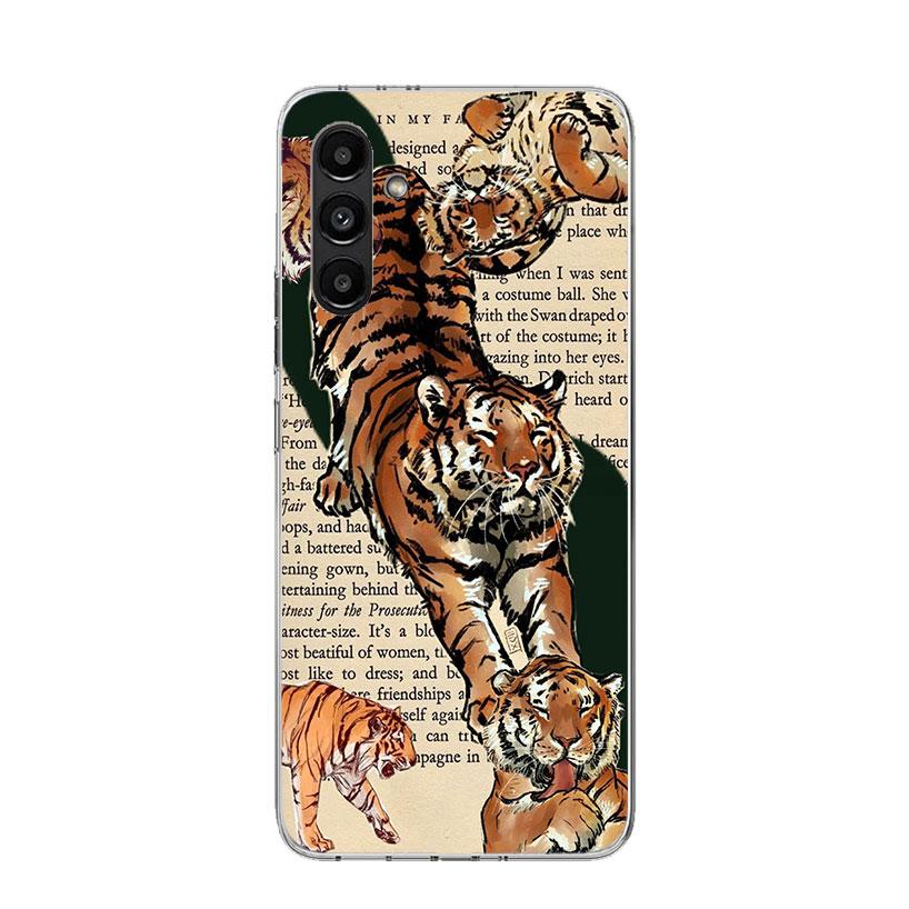 Superior Tiger Pattern Art Phone Case For Samsung Galaxy A17 A16 A14 A15 A13 A57 A56 A54 A55 A53 A37 A36 A34 A35 A33 A26 A24 A25