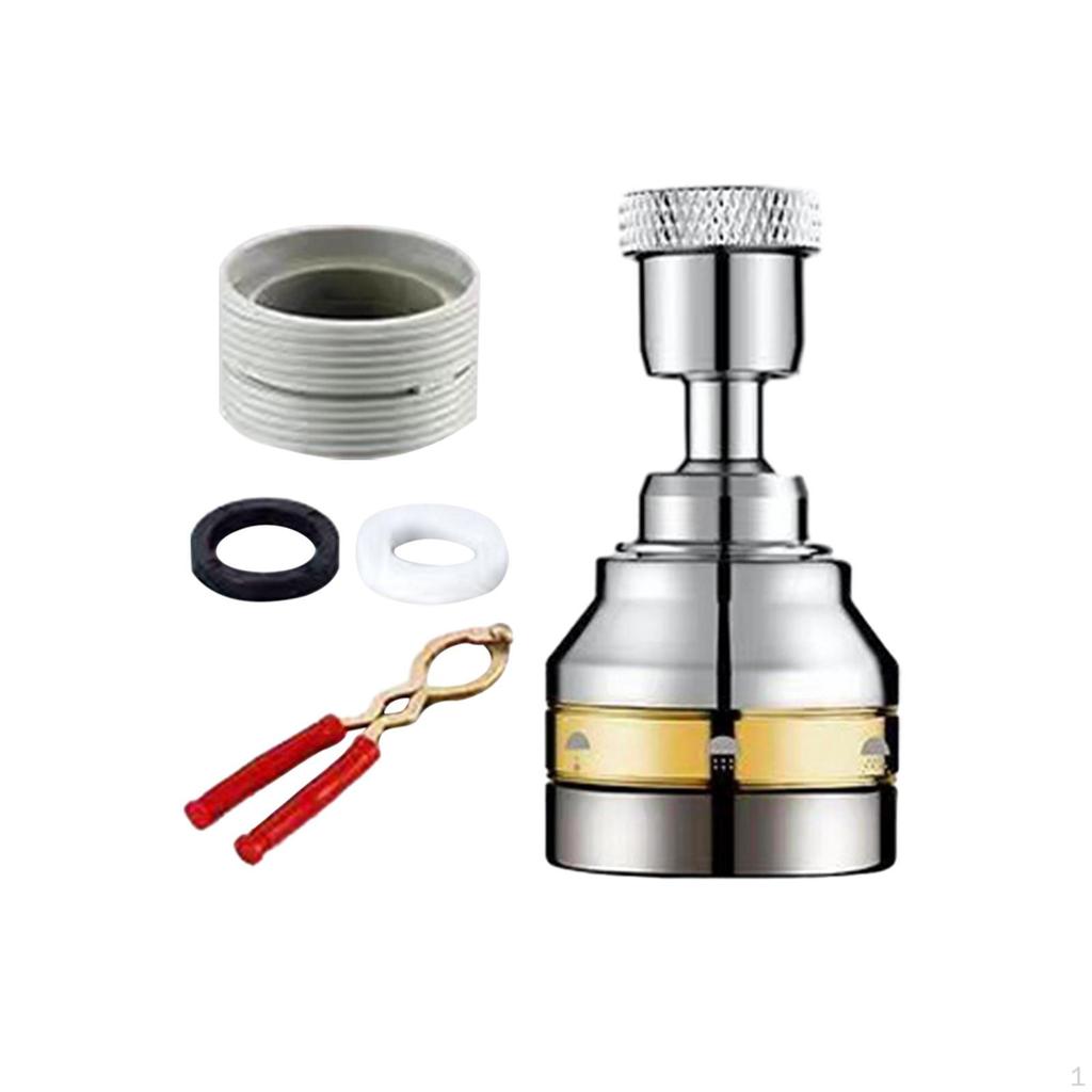 Adjustable Kitchen Faucet Sprayer with 360° Rotation