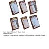 Miniature Menu Board Mini Clip Board with Menu Card Doll Accessory for 1/6 1/12 Doll Mansion Cafe Restaurant Scene