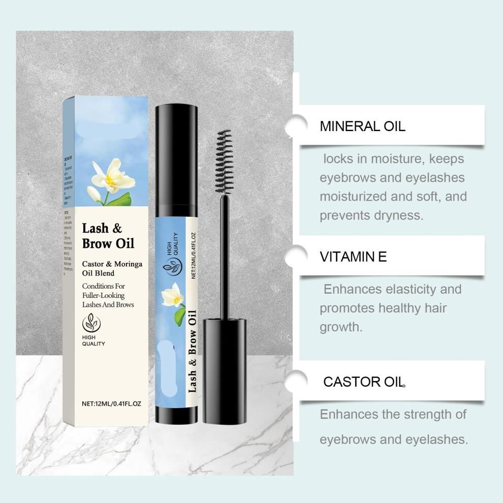 3PCS Natural Eyelash and Eyebrow Growth Serum for Fuller Defined Look and Stronger BreakageResistant Lashes