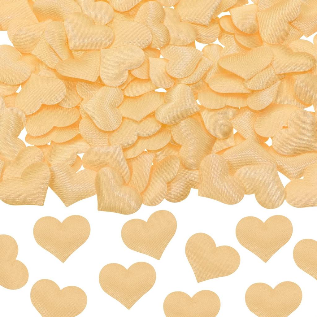 ONLYKXY 200Pcs Sponge Confetti Flower Decor Heart Shape Petals Table Wedding Decoration Glitter Scatter for Wedding Party Valentine's Day Scatter