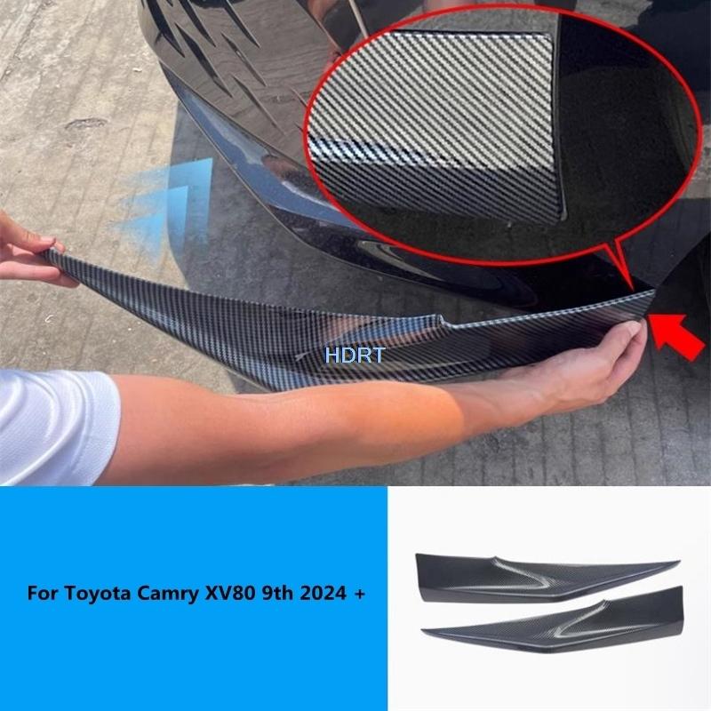 For Toyota Camry XV80 9th 2024 + Not Applicable For Sport Version Car Front Shovel Surround Bumper Corner Side Strip Accessories