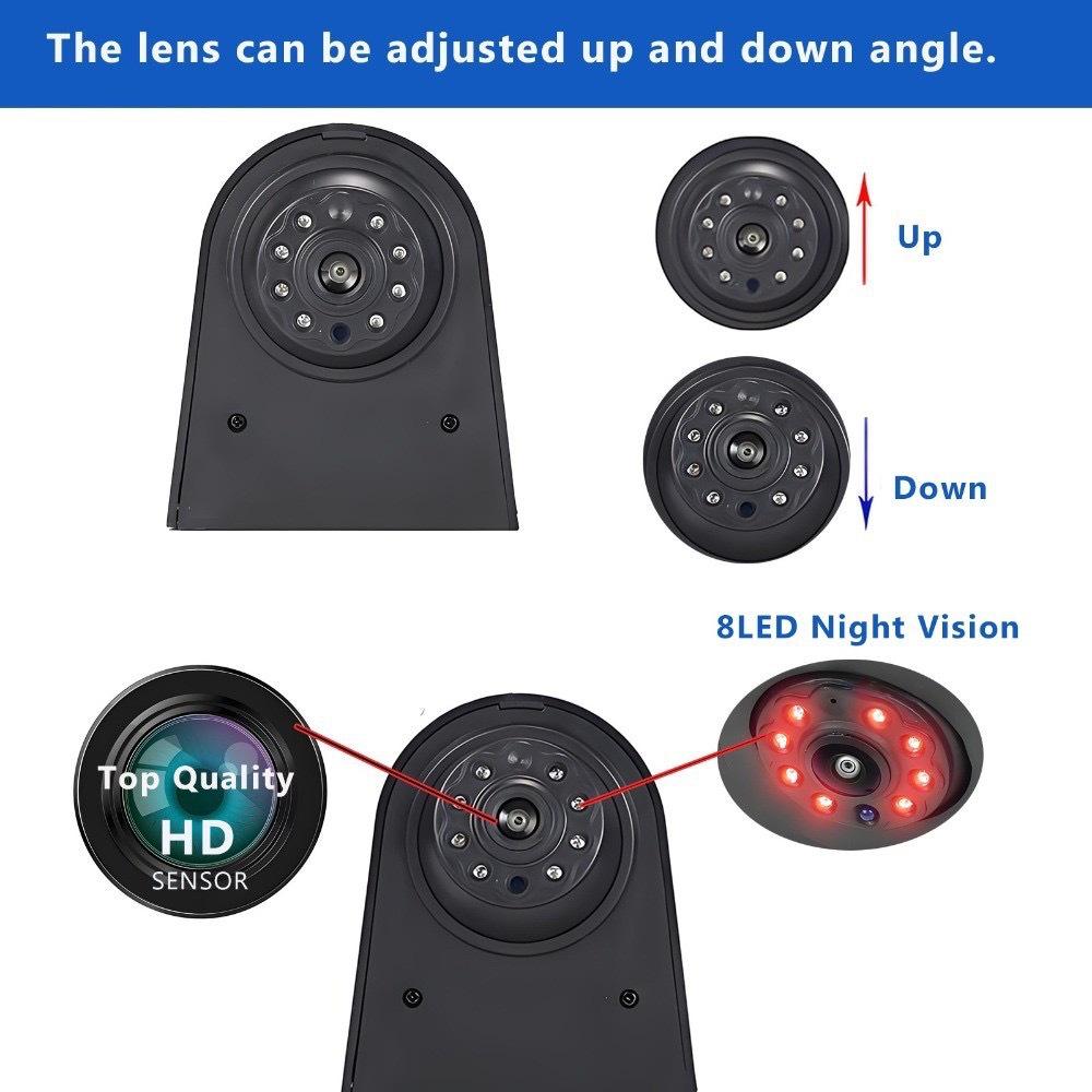 Rückfahrkamera & 4,3" Monitor für Ford Transit – HD Bremslicht Rückfahrbild