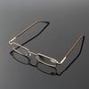 Vintage Eye Protection Reading Glasses Ultralight Metal Presbyopic Eyewear Square Hyperopia Eyeglasses for Men Women +1.0 +4.0