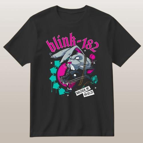 Blink-182 Raleigh, NC September 3 2025 Concert T-Shirt Unisex T-Shirt S