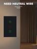 Zigbee Smart Touch Curtain Switch with Alexa Voice Control and Tuya Integration