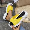 Summer Beach Women Flat Sandals Fashion Comfortable Slippers Summer Lazy Outdoor Sandals Sexy Anklet Golden Wedge Shoes Women