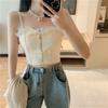 Weuiean Lace Camisole Top with Zippered Lace Tube Tank One Size Fits Women's Cups, Camisole, Top, Top, Most, LSL-013 (White)