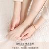 Women's Ultra-thin Short Stockings for Summer, Anti-snag Crystal Socks with Cotton Bottom, Steel Wire Stockings, Flesh-colored Socks, Women's Short
