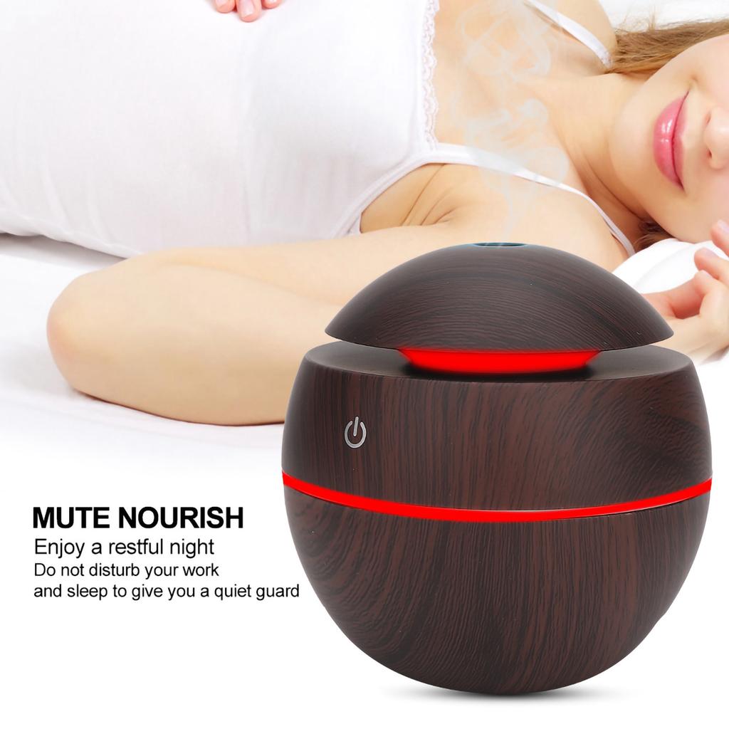 Round Ball Shape USB Plug In Aroma Diffuser Humidifier Air Purifier