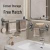 Baihan No-Drill Suction Cup Bathroom Towel Rack