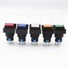 5 bucăți LA16 comutator cu buton pentru lumină 16 mm cu lumină cu orificiu de montare de 16 mm capac de protecție capac de praf cu blocare automată auto-resetare