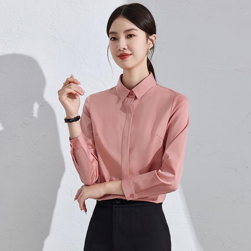 Women's Long Sleeve Slim Fit Professional Shirt