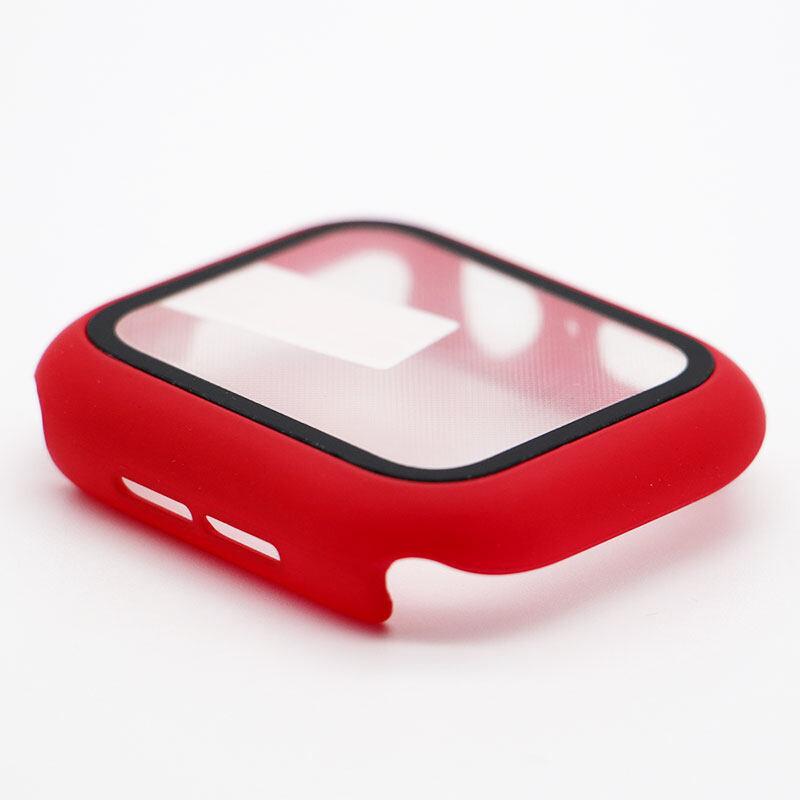 Tempered Glass+Cover PC bumper Screen Protector Case For Apple Watch Series 9 8 7 6 5 4 3 iWatch 45mm 41mm 44mm 40mm 42mm 38mm
