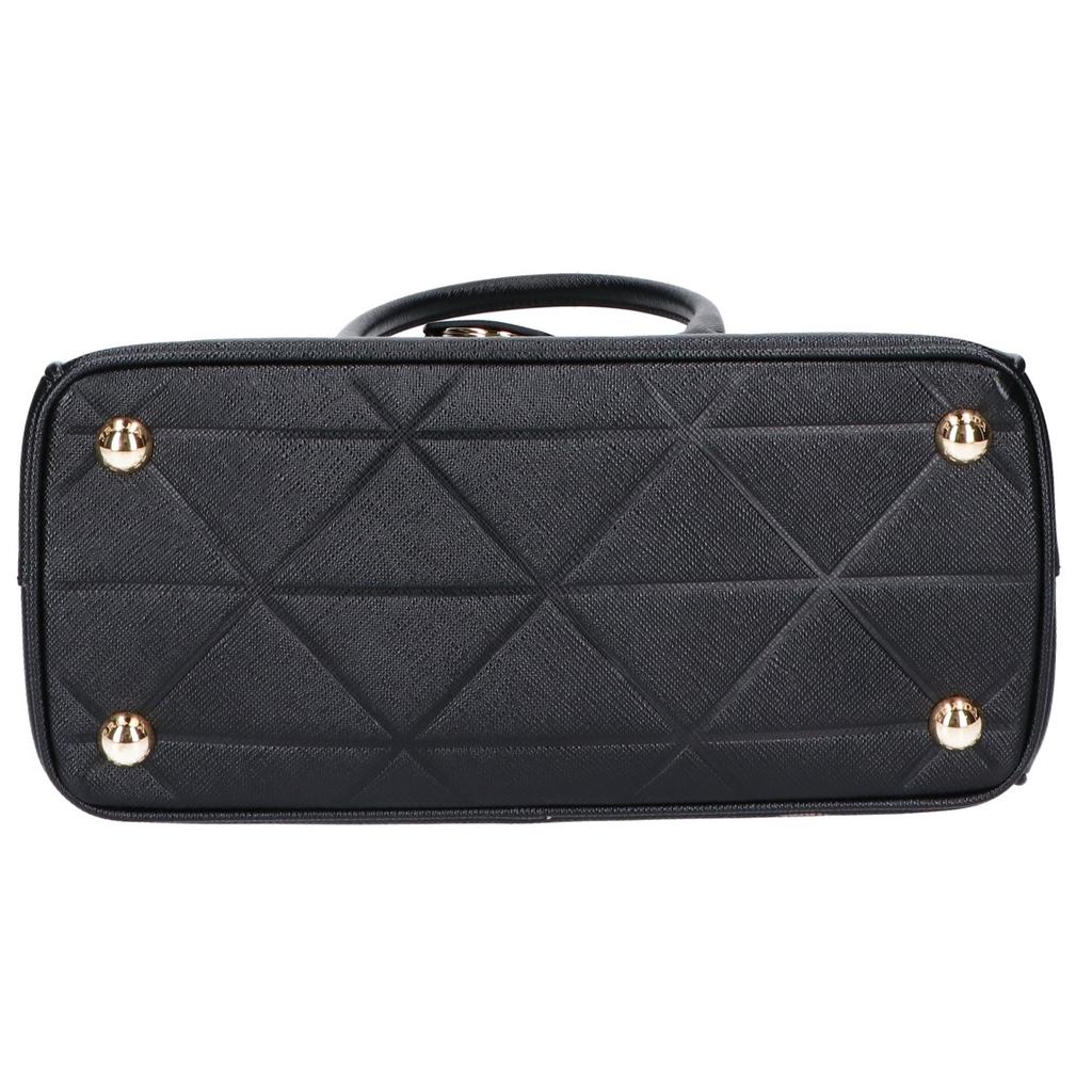 PRADA Excellent condition 68973 Galirea Small Triangle Logo Saffiano 2-Way Shoulder Bag Handbag Black/GDHardwareUsed