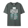 Computer Repair Hourly Rate Computer Technician Funny Shirts Adult T Shirt Mens Gifts Print Camisetas De Hombre