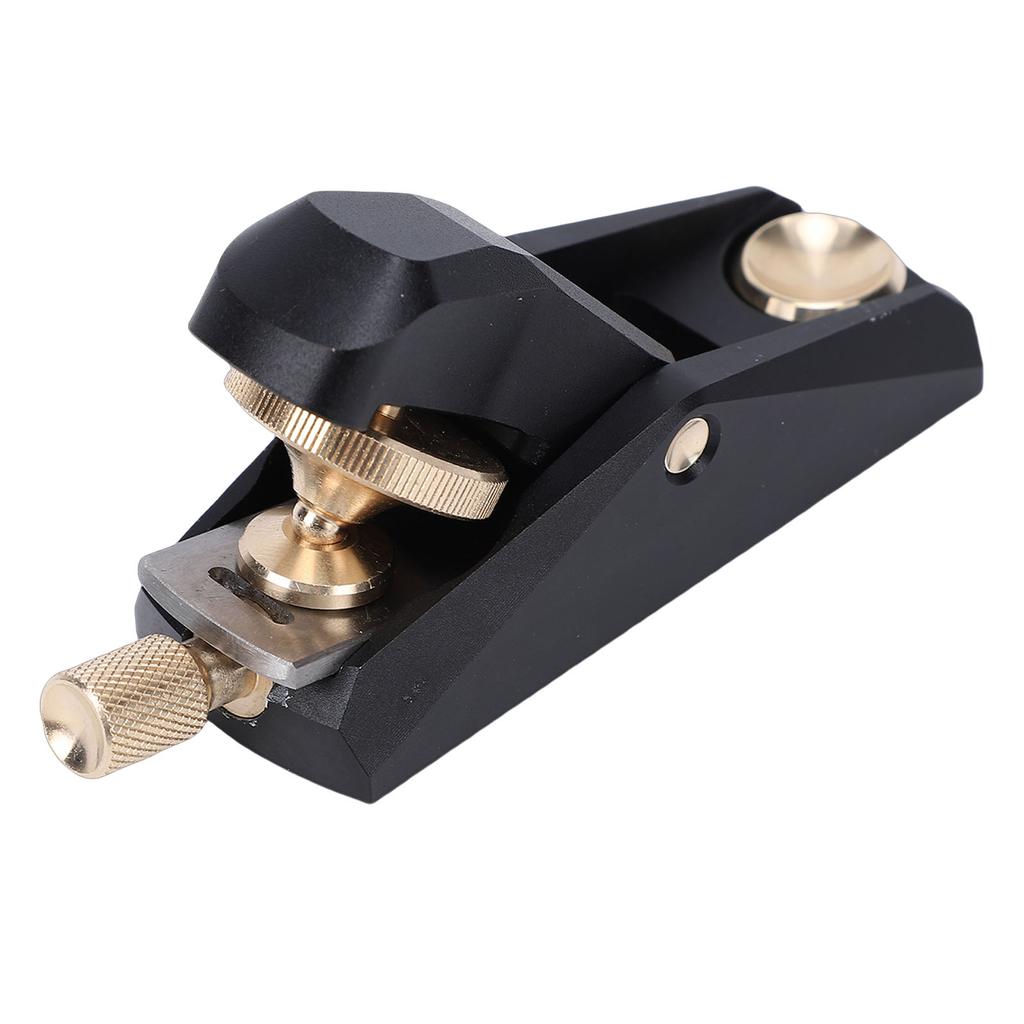 Low Angle Block Plane 33 Degree Hand Planer for Fine Woodworking Miniature Model Leather Making Black