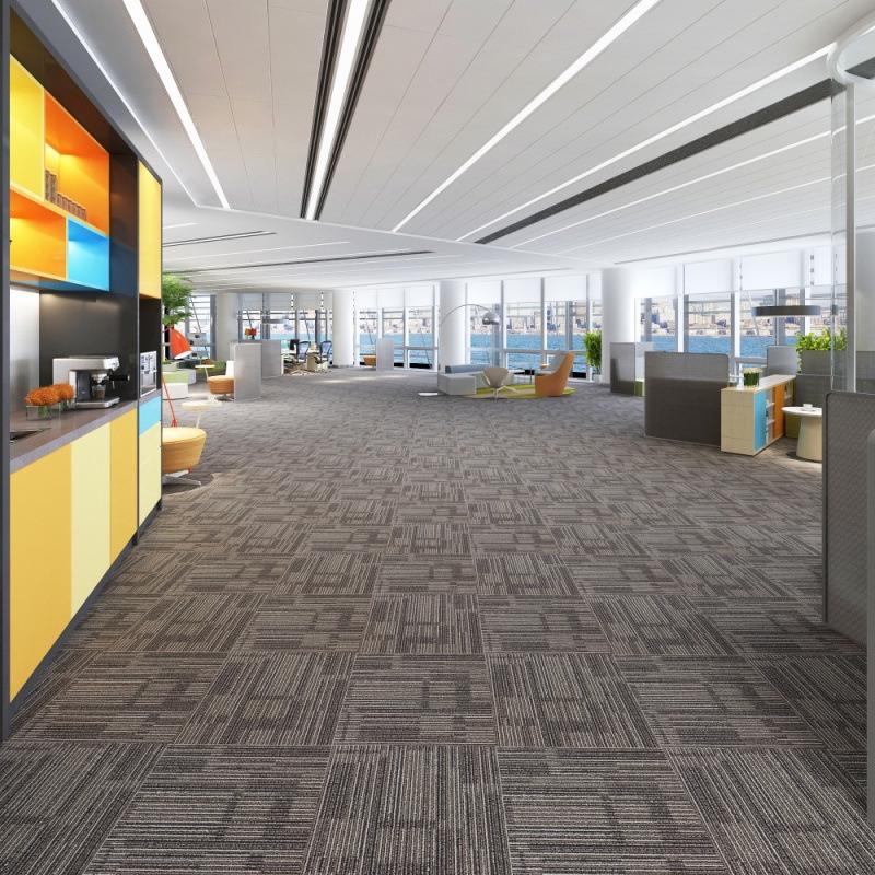 Anti-Slip Wear-Resistant Patchwork Carpet for Offices, Billiards Halls, Hotels, and Commercial Spaces