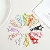 10Pcs Metal Colorful Five-Pointed Star Keychain Keyring Hooks With Lobster Clasp For Diy Craft Jewelry Making Keychain Supplies