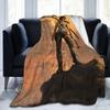 Tomb-Raider Lara Croft Fashion Blanket Survival Video Game Flannel Vintage Breathable Throw Fashion Blanket for Bedding Lounge Winter Travel